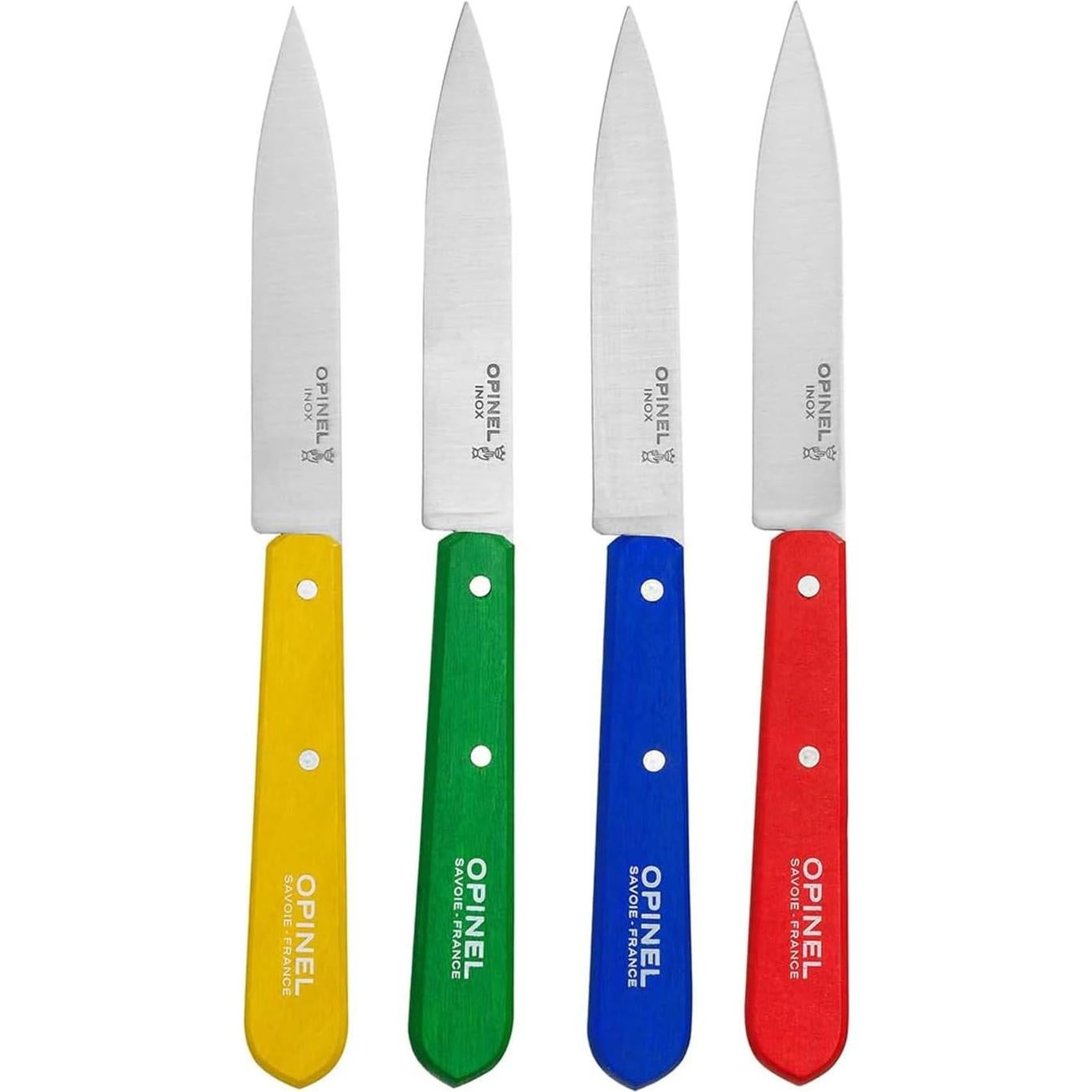 Juego de Cuchillos de Pelar Opinel No. 112 - Acero Alto Carbono