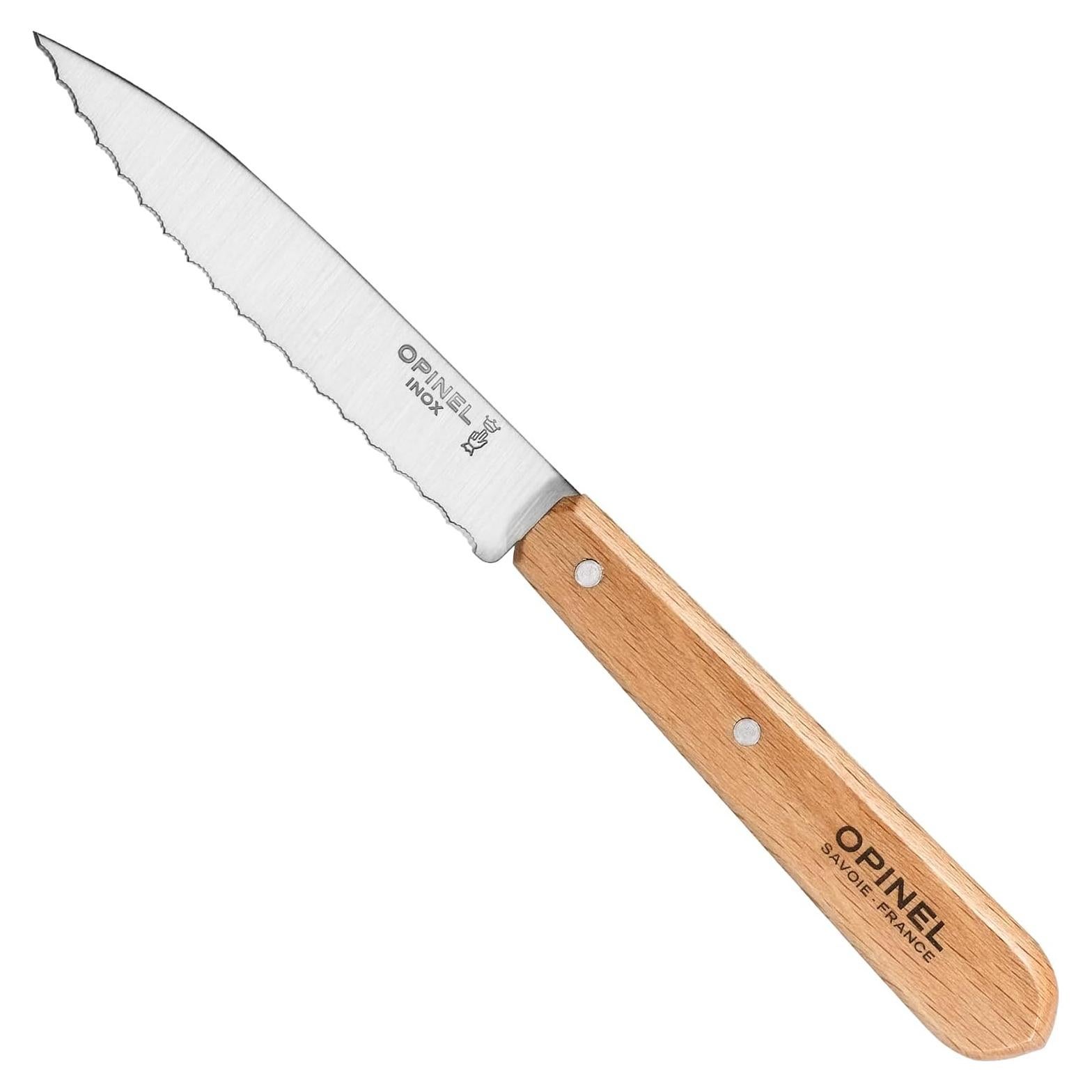 Cuchillo de Pelar Serrado OPINEL Essential No.113 19cm Haya Natural