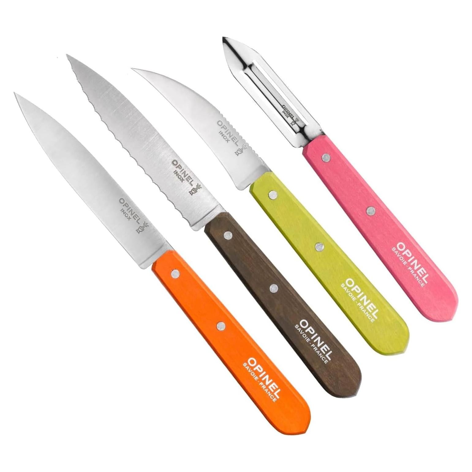 Juego de Cuchillos de Cocina Opinel Les Essentials 4 Piezas
