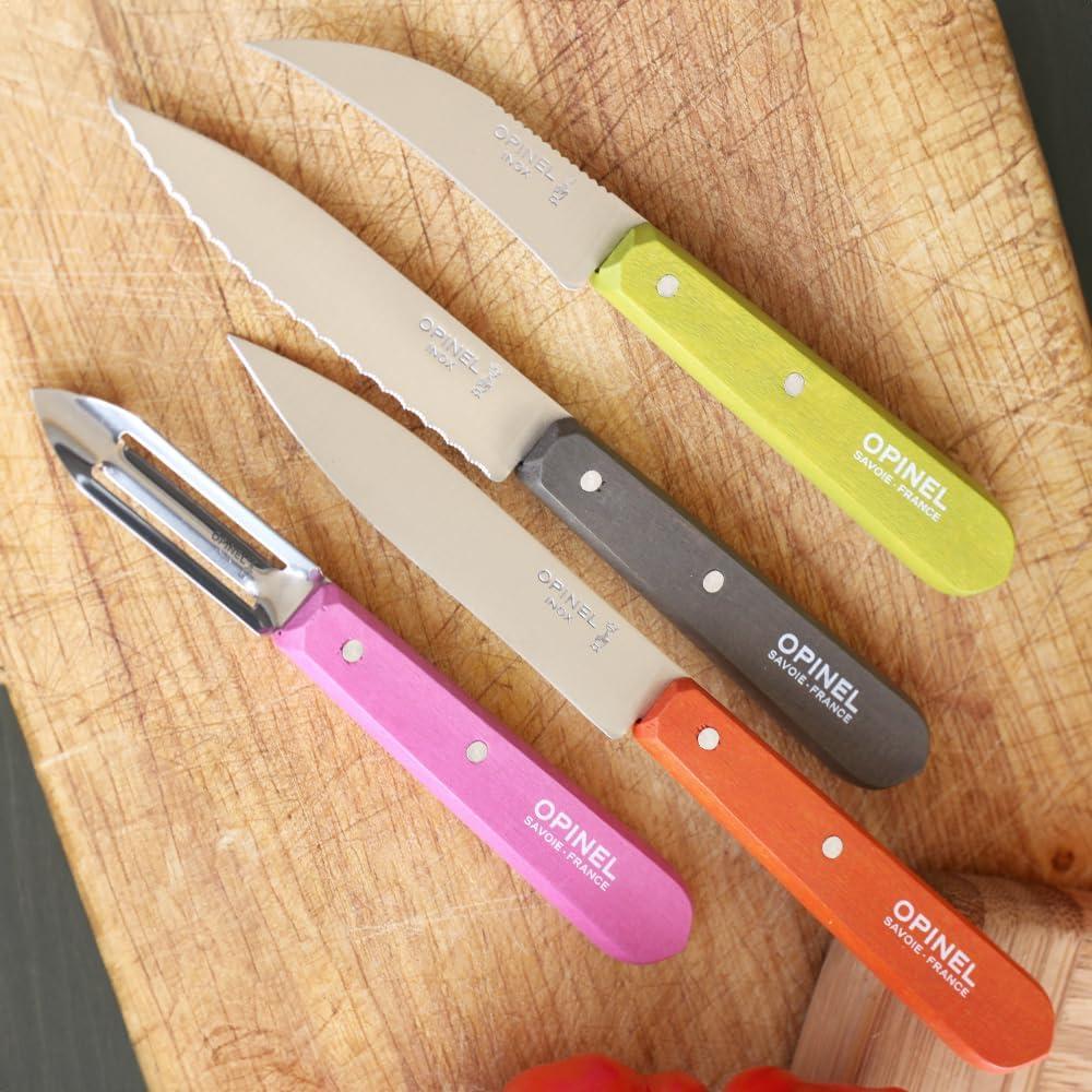 Juego de Cuchillos de Cocina Opinel Les Essentials 4 Piezas