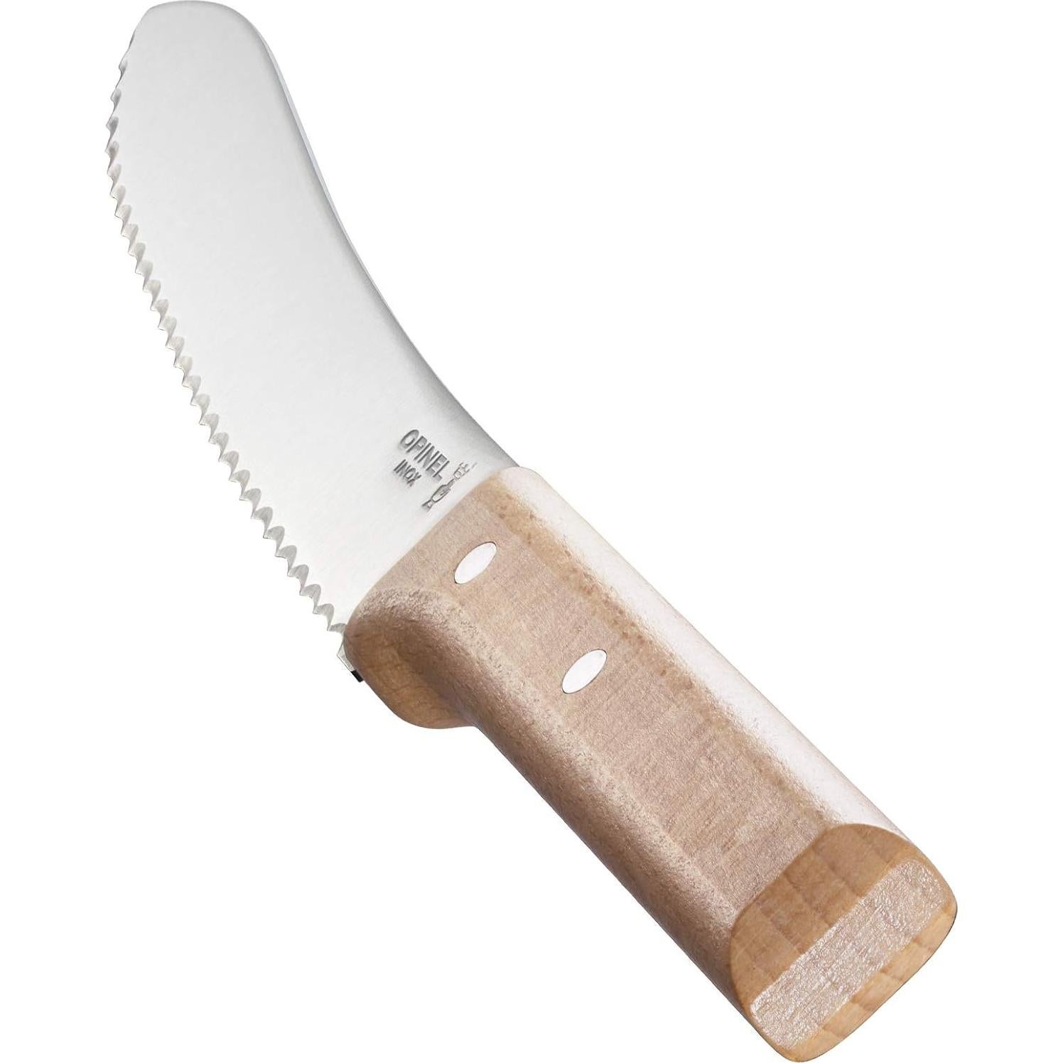 Cuchillo de Pan Opinel 20.3 cm Acero Inoxidable y Madera