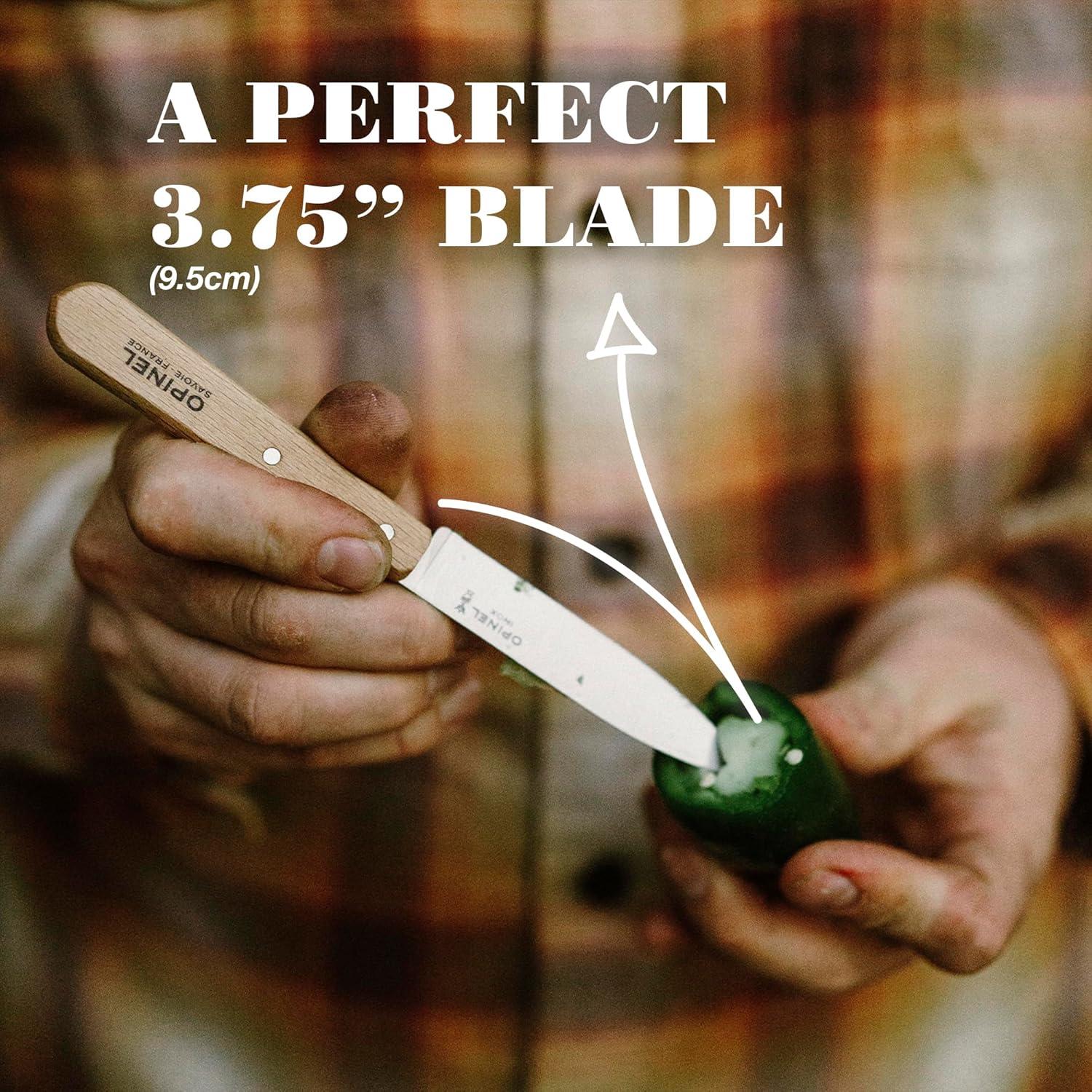 Cuchillo de Pelar OPINEL Essential No.112, Acero Inoxidable, 10.16 cm