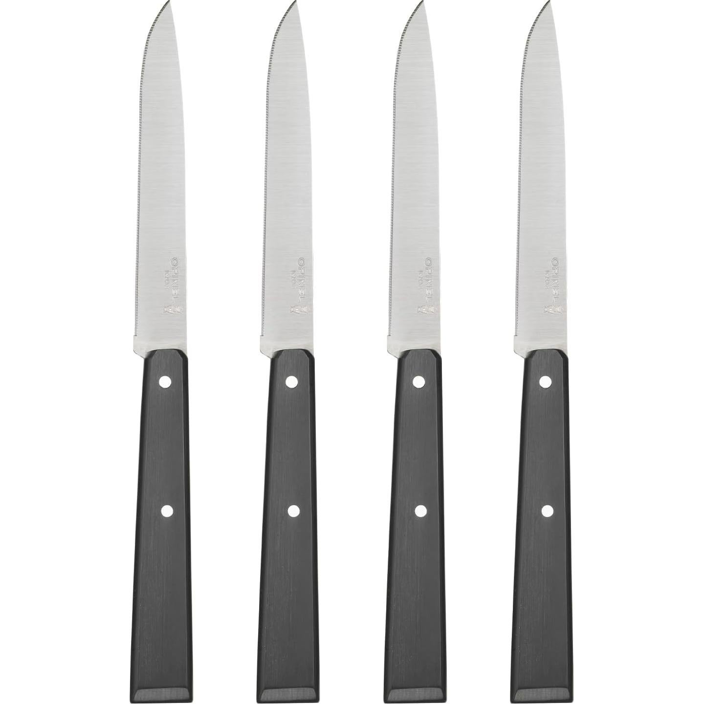 Juego de Cuchillos de Mesa Opinel No. 125 PRO 4 Piezas 11.1 cm