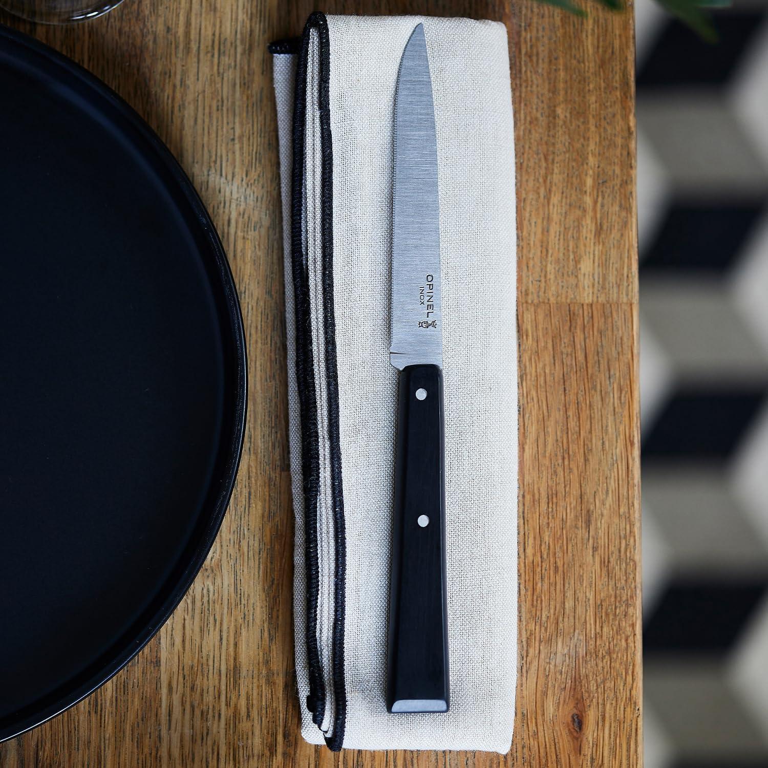 Juego de Cuchillos de Mesa Opinel No. 125 PRO 4 Piezas 11.1 cm