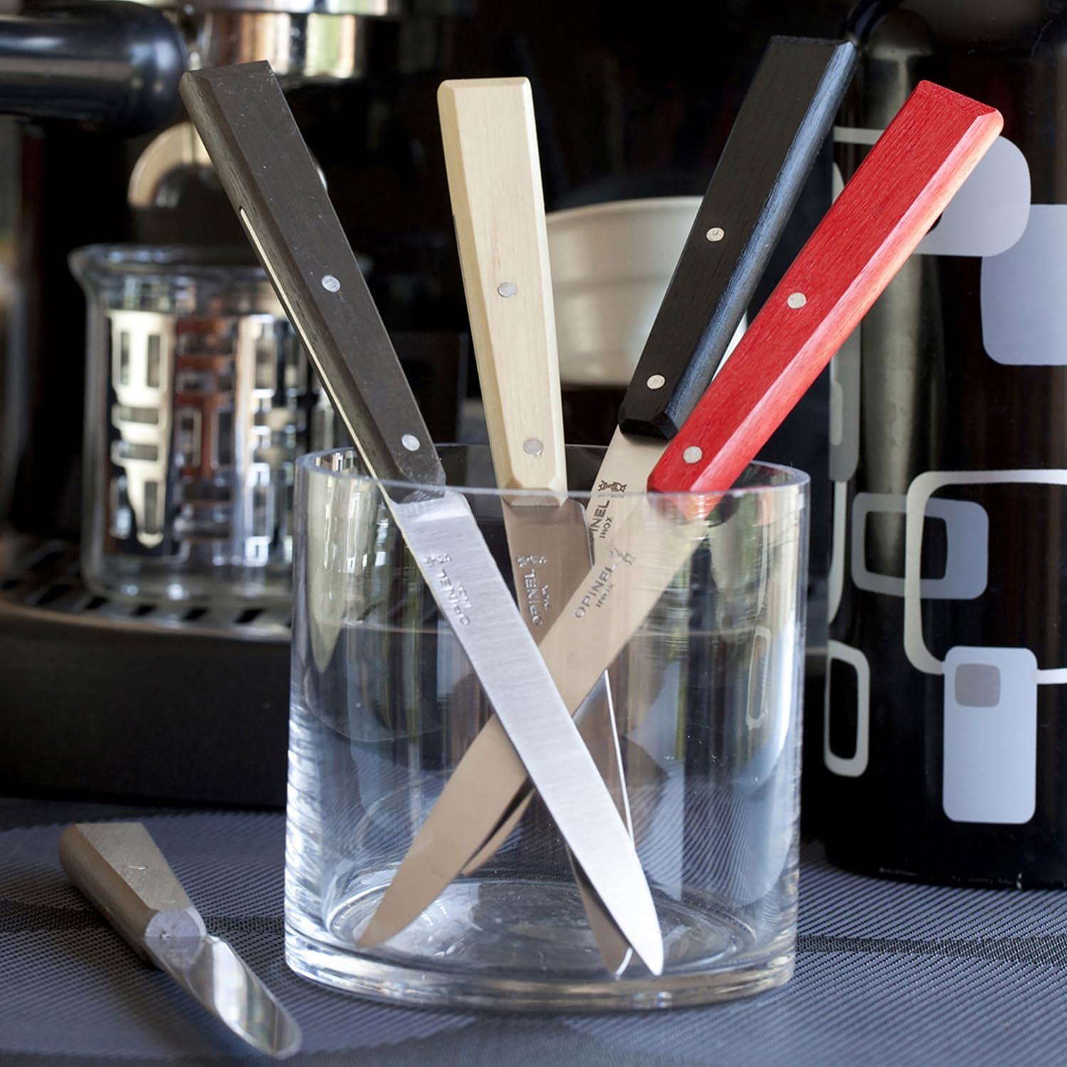 Juego de Cuchillos de Mesa Opinel No. 125 PRO 4 Piezas 11.1 cm