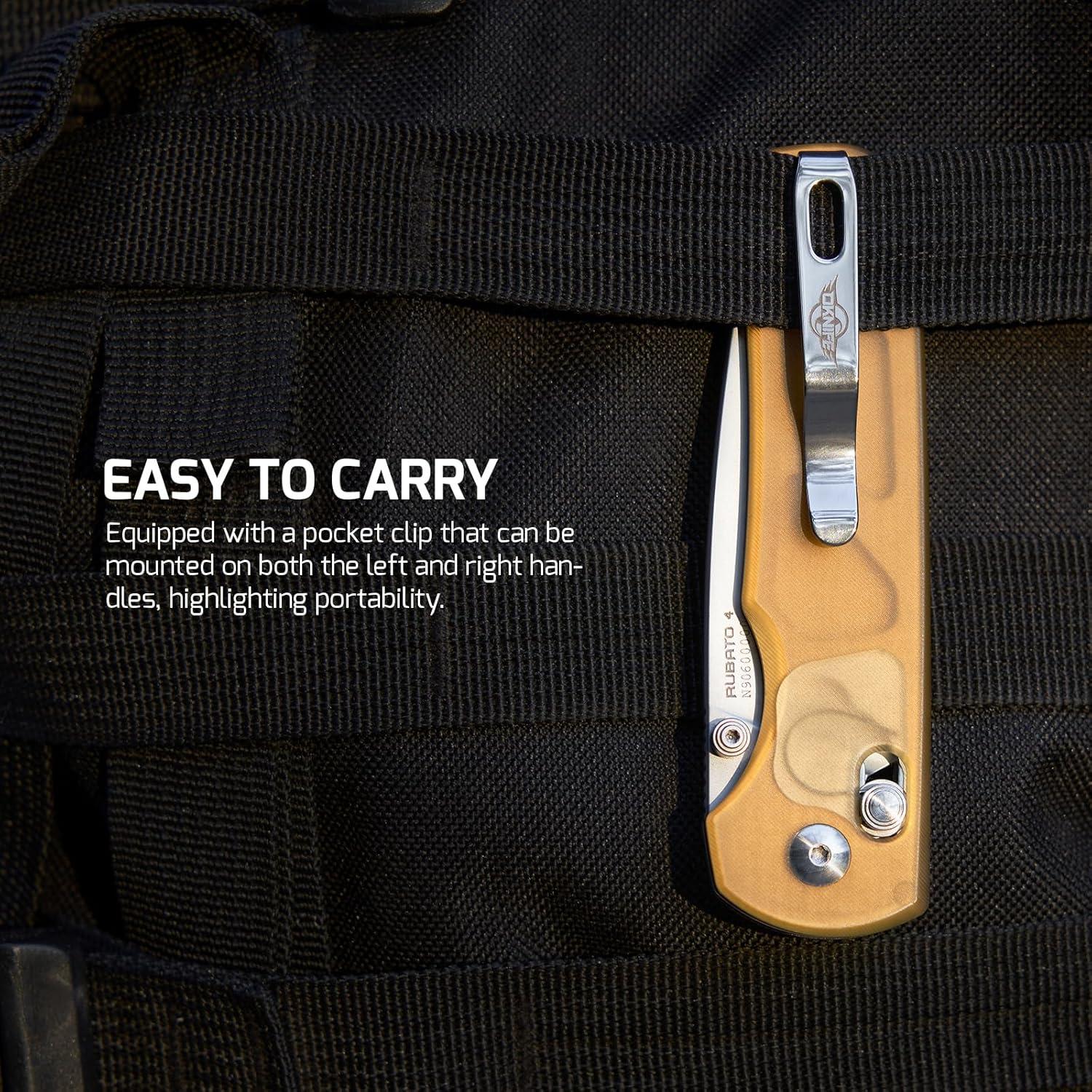 Cuchillo Plegable OKNIFE Rubato 4 Acero CPM-S35VN 7.72 cm