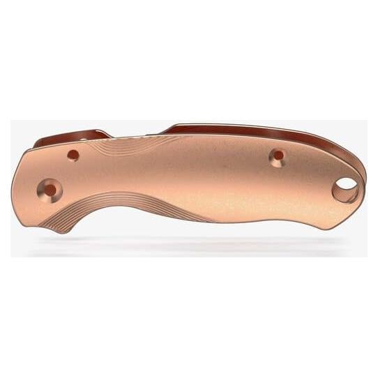 Escalas de Cobre Flytanium para Cuchillo Plegable Spyderco 7.6cm