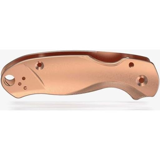 Escalas de Cobre Flytanium para Cuchillo Plegable Spyderco 7.6cm