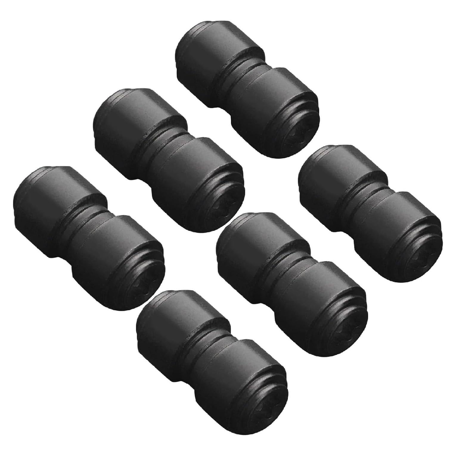 6 Studs de Pulgar de Titanio Anodizado Negro para Cuchillos Benchmade Bugout