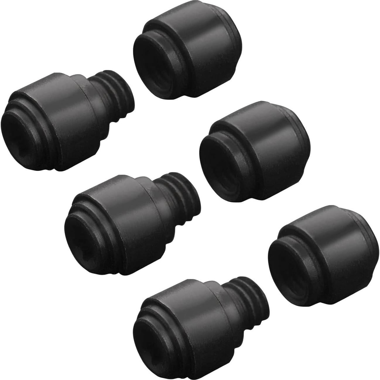 6 Studs de Pulgar de Titanio Anodizado Negro para Cuchillos Benchmade Bugout