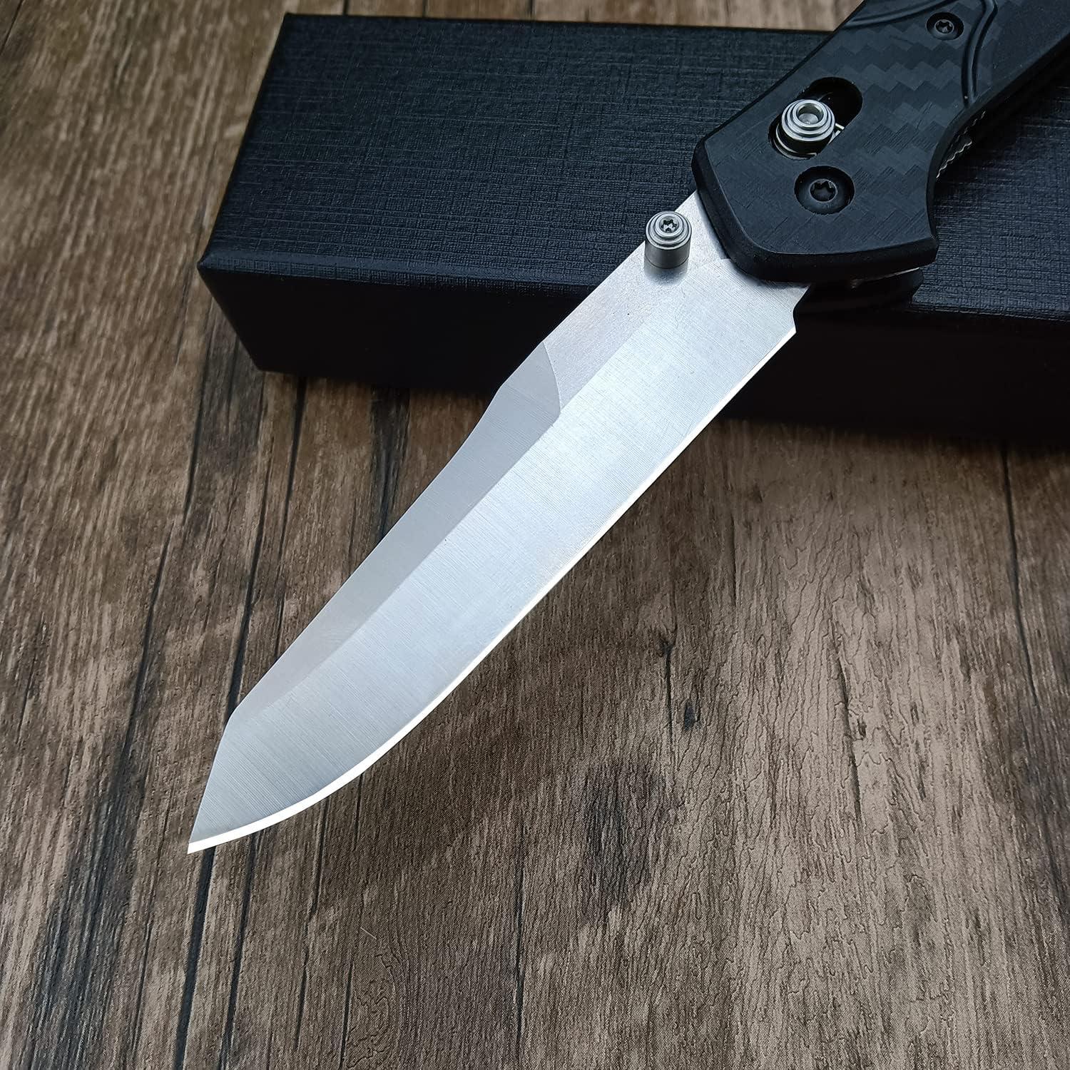 Cuchillo Plegable HUAAO EDC Reverse Tanto 8.4 cm Acero Inoxidable