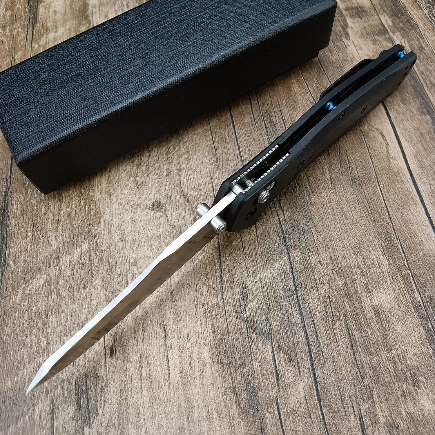 Cuchillo Plegable HUAAO EDC Reverse Tanto 8.4 cm Acero Inoxidable