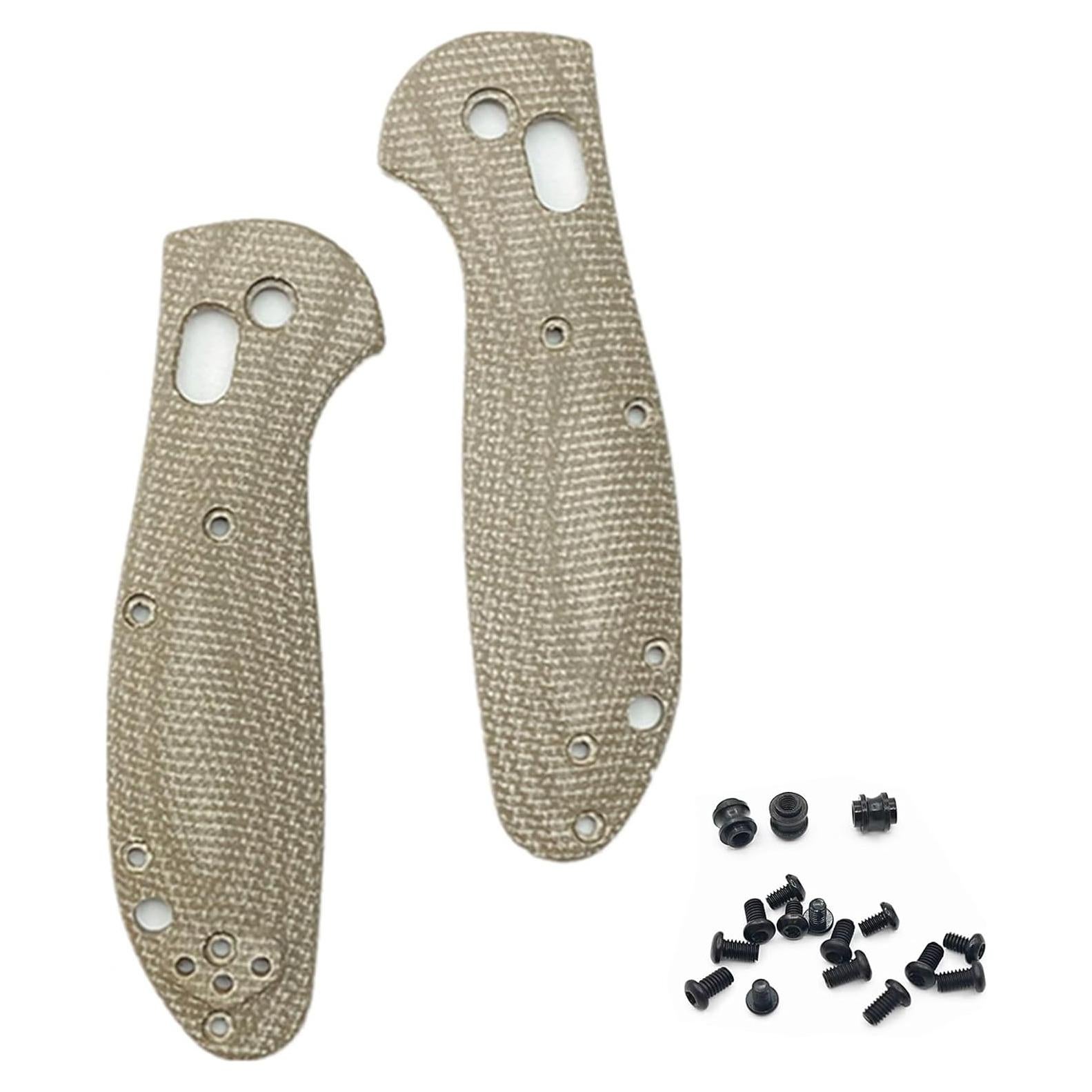 Mangos de Micarta Beige para Cuchillo Benchmade Mini Griptilian