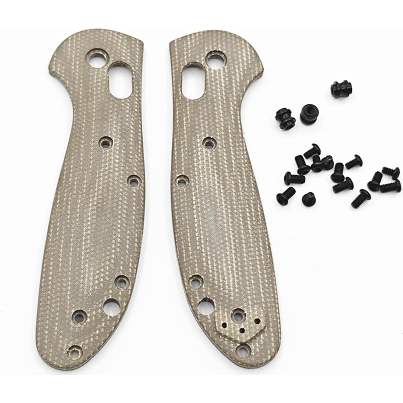 Mangos de Micarta Beige para Cuchillo Benchmade Mini Griptilian