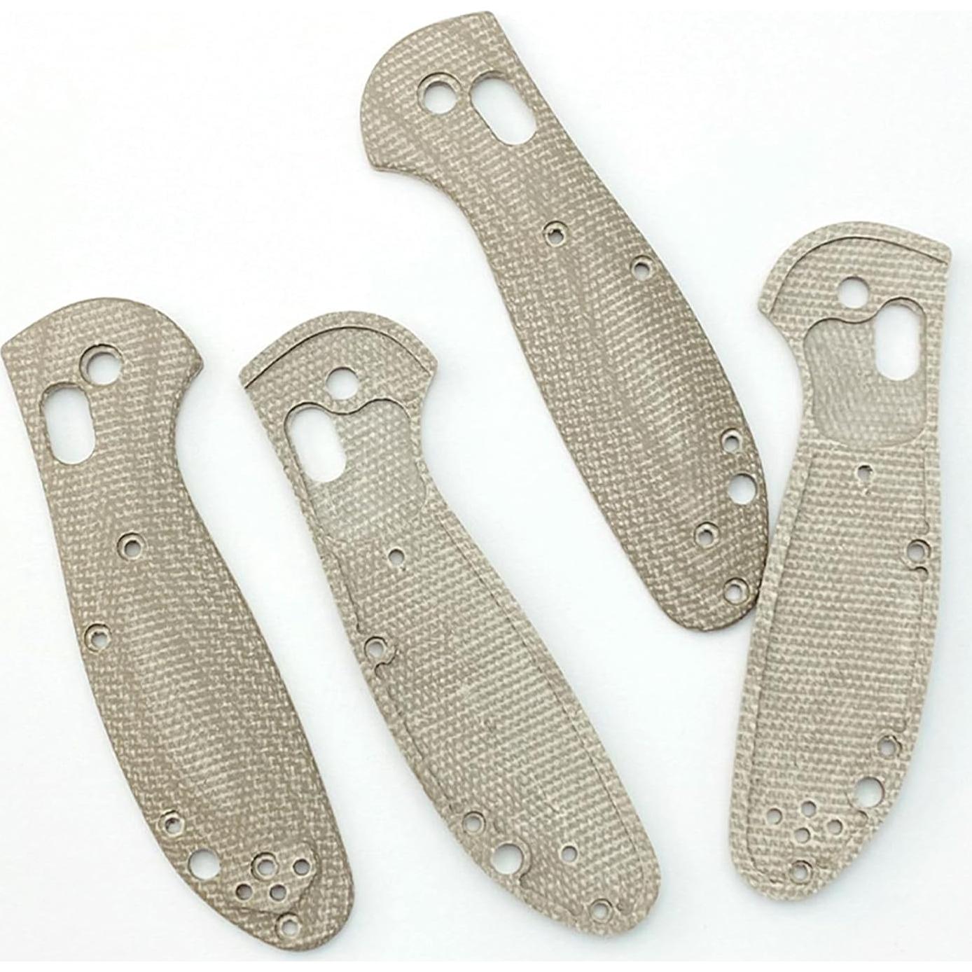 Mangos de Micarta Beige para Cuchillo Benchmade Mini Griptilian