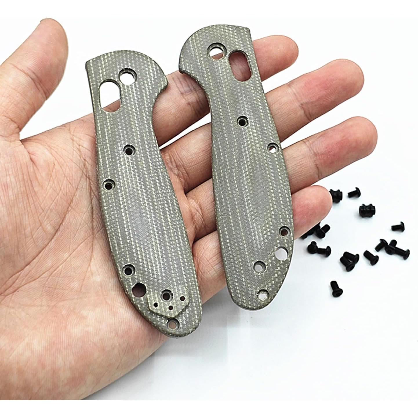 Mangos de Micarta Beige para Cuchillo Benchmade Mini Griptilian