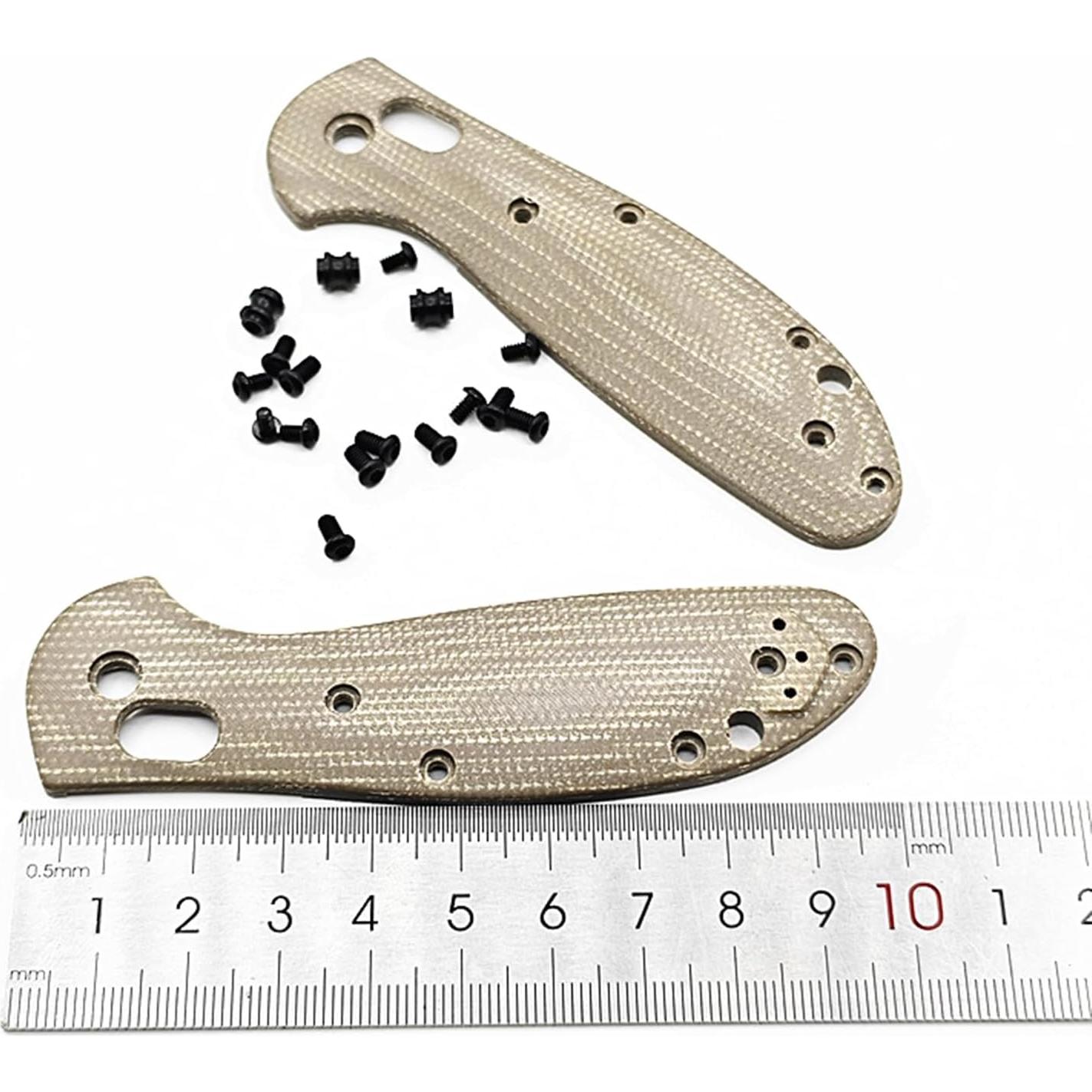 Mangos de Micarta Beige para Cuchillo Benchmade Mini Griptilian