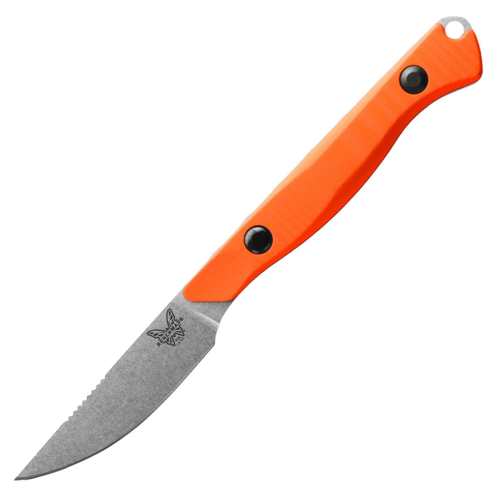 Cuchillo de Caza Benchmade Flyway 15700 Mango Naranja G10