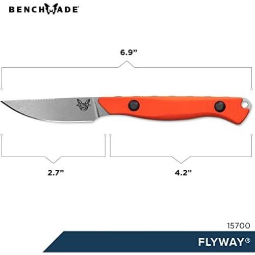 Cuchillo de Caza Benchmade Flyway 15700 Mango Naranja G10