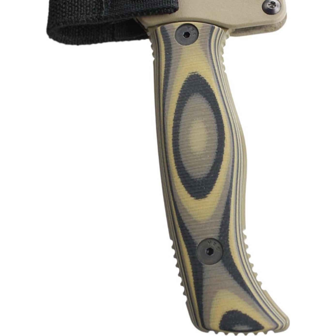 Mangos G10 para Cuchillo Táctico Benchmade Adamas - Camuflaje Tierra