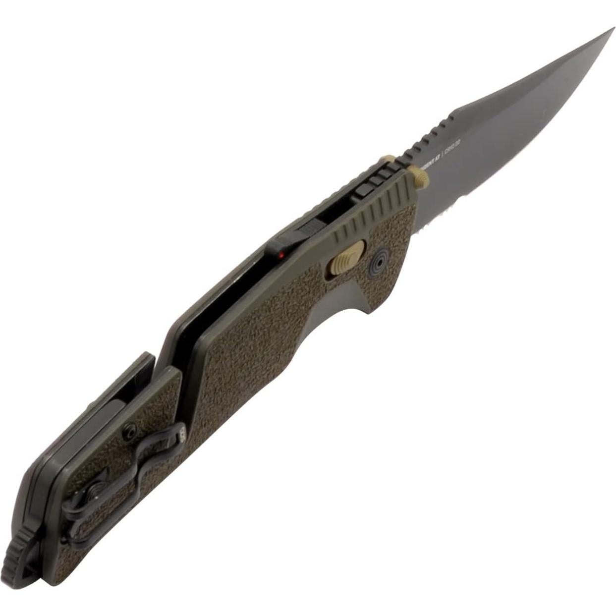 Cuchillo Plegable SOG Trident AT Verde Oliva D2 9.53 cm