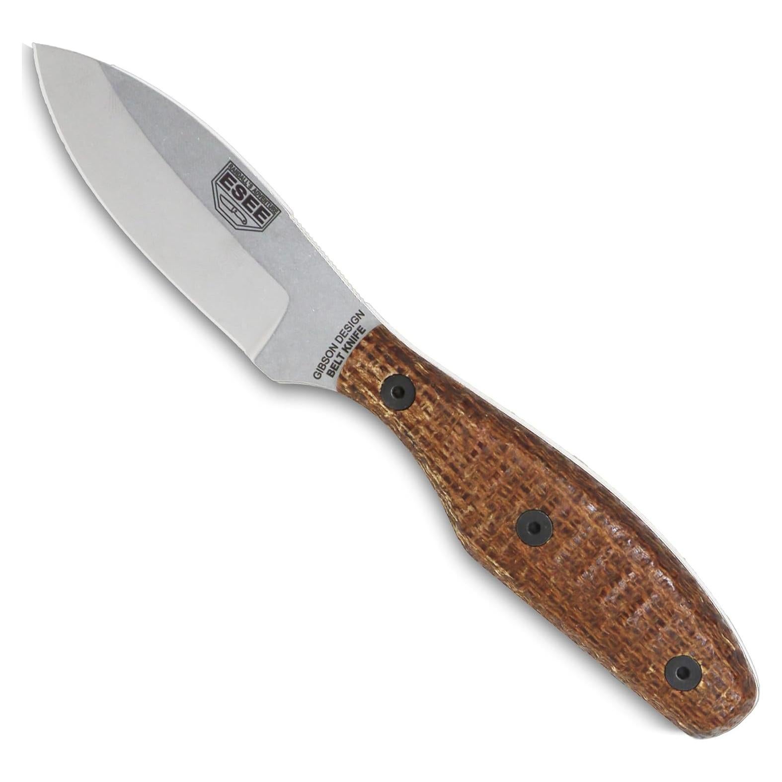 Cuchillo de Cintura ESEE-BELTKNIFE 7.1 cm Hoja Drop Satin