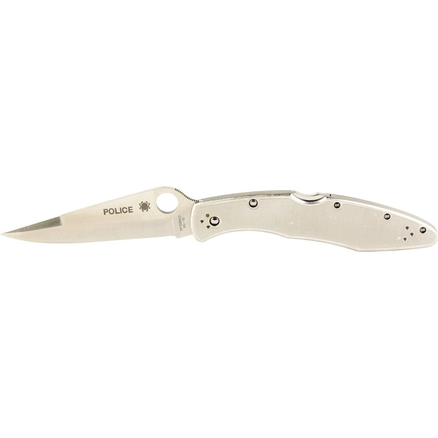 Cuchillo Plegable Spyderco Policía Acero Inoxidable 13.65cm