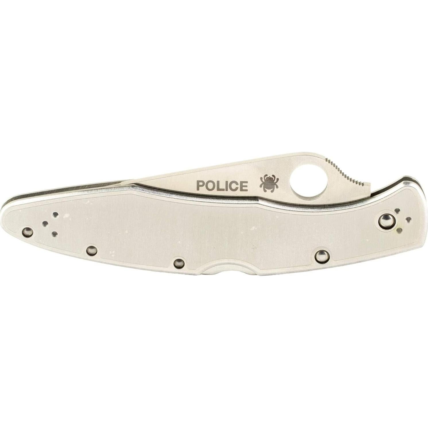 Cuchillo Plegable Spyderco Policía Acero Inoxidable 13.65cm