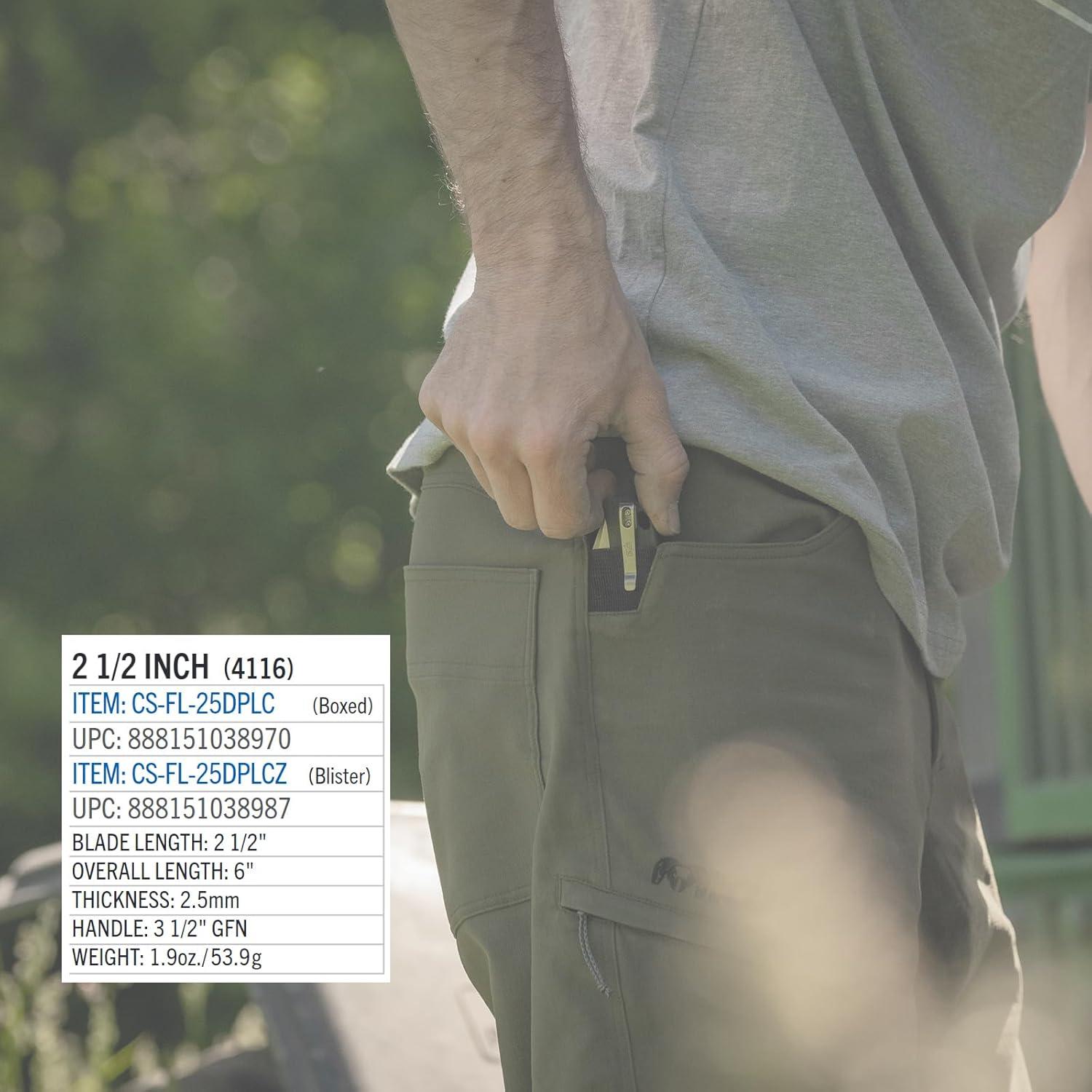 Cuchillo Plegable Cold Steel Engage 2.5" Acero Inoxidable 4116