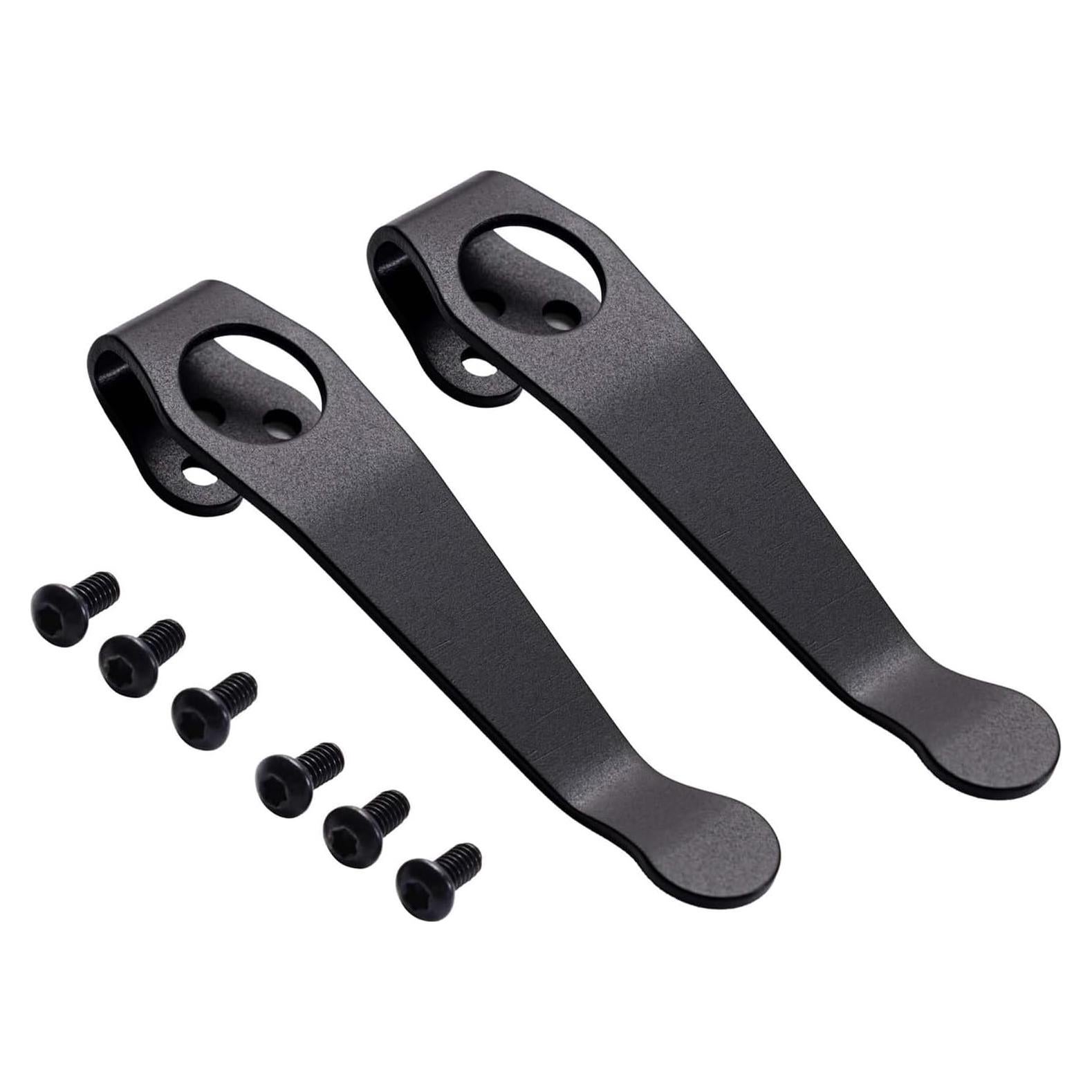 Clip de bolsillo de titanio hiSpkNix para cuchillos Spyderco