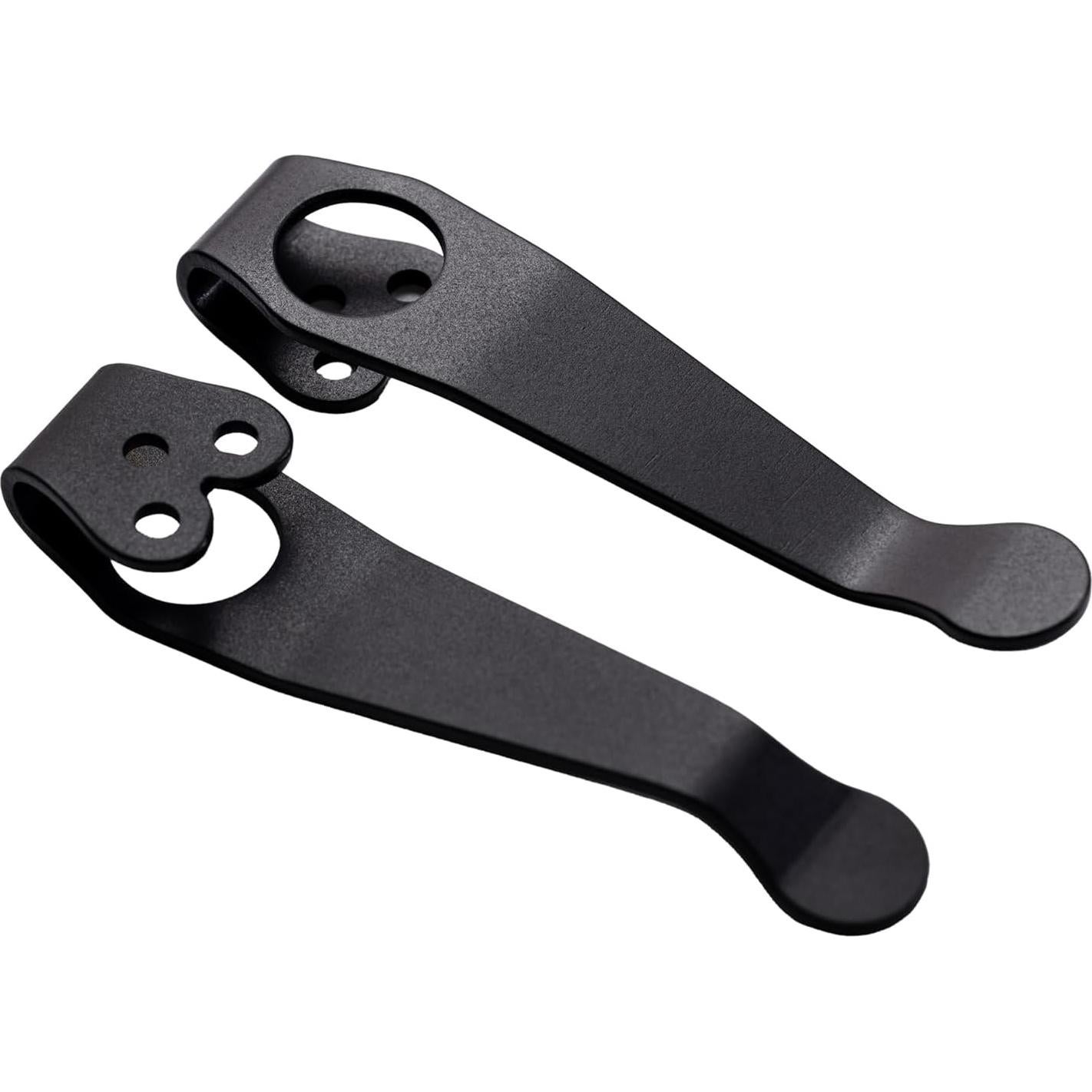 Clip de bolsillo de titanio hiSpkNix para cuchillos Spyderco