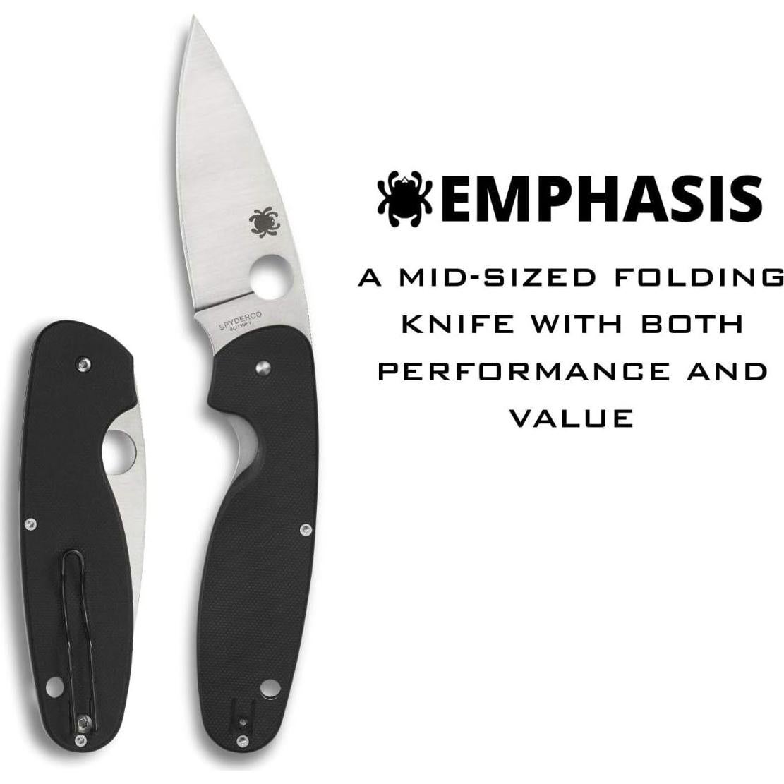 Cuchillo Plegable Spyderco Emphasis 9.1 cm Acero Inoxidable