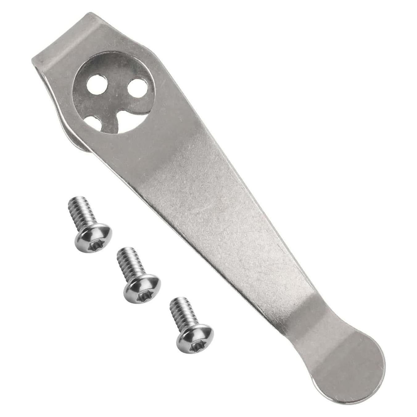 Clip de bolsillo de titanio hiSpkNix para cuchillos Spyderco