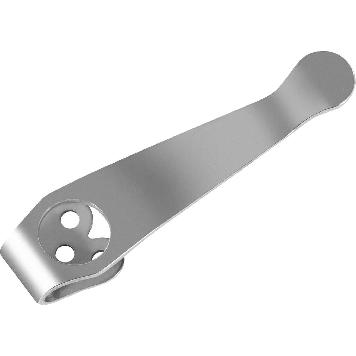 Clip de bolsillo de titanio hiSpkNix para cuchillos Spyderco