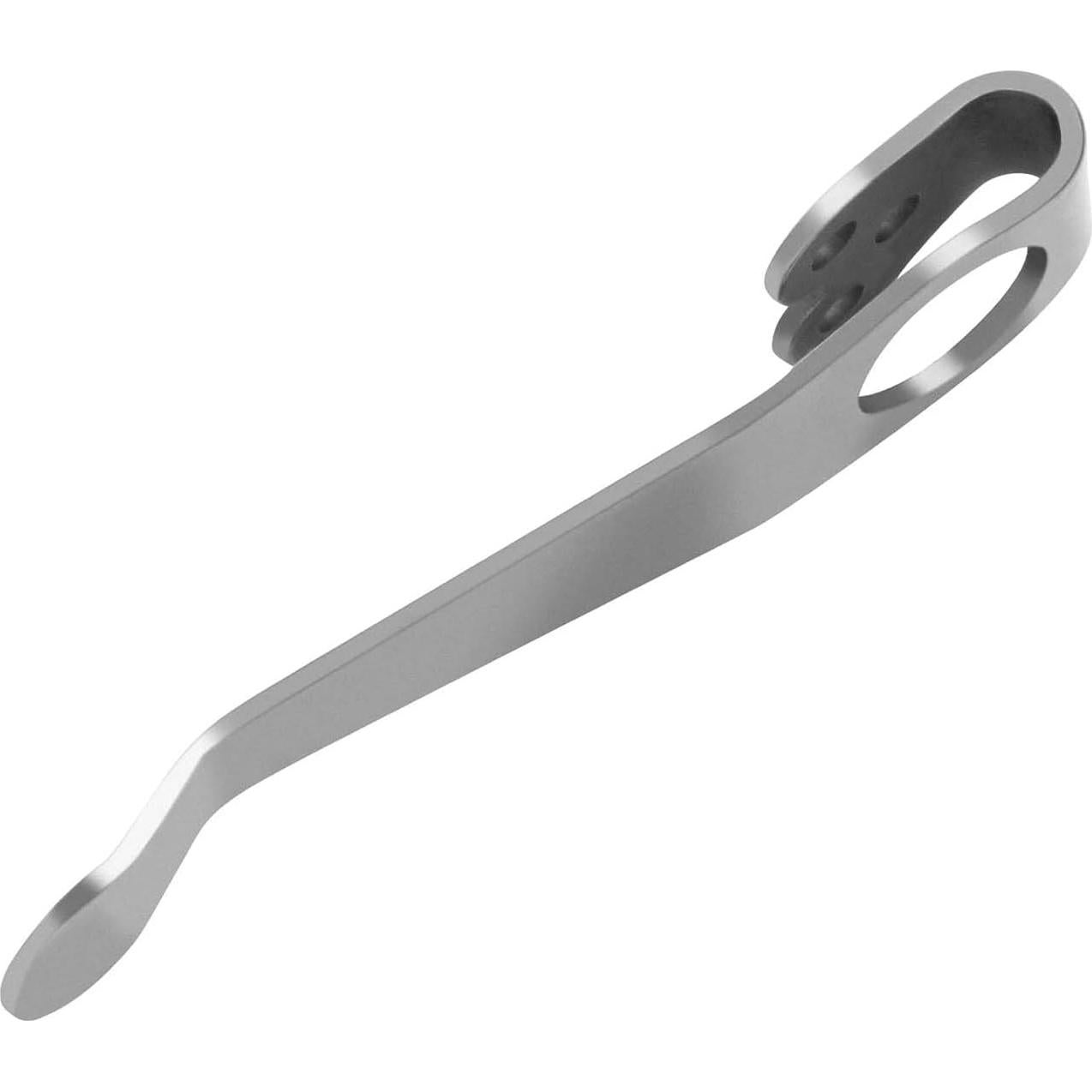 Clip de bolsillo de titanio hiSpkNix para cuchillos Spyderco