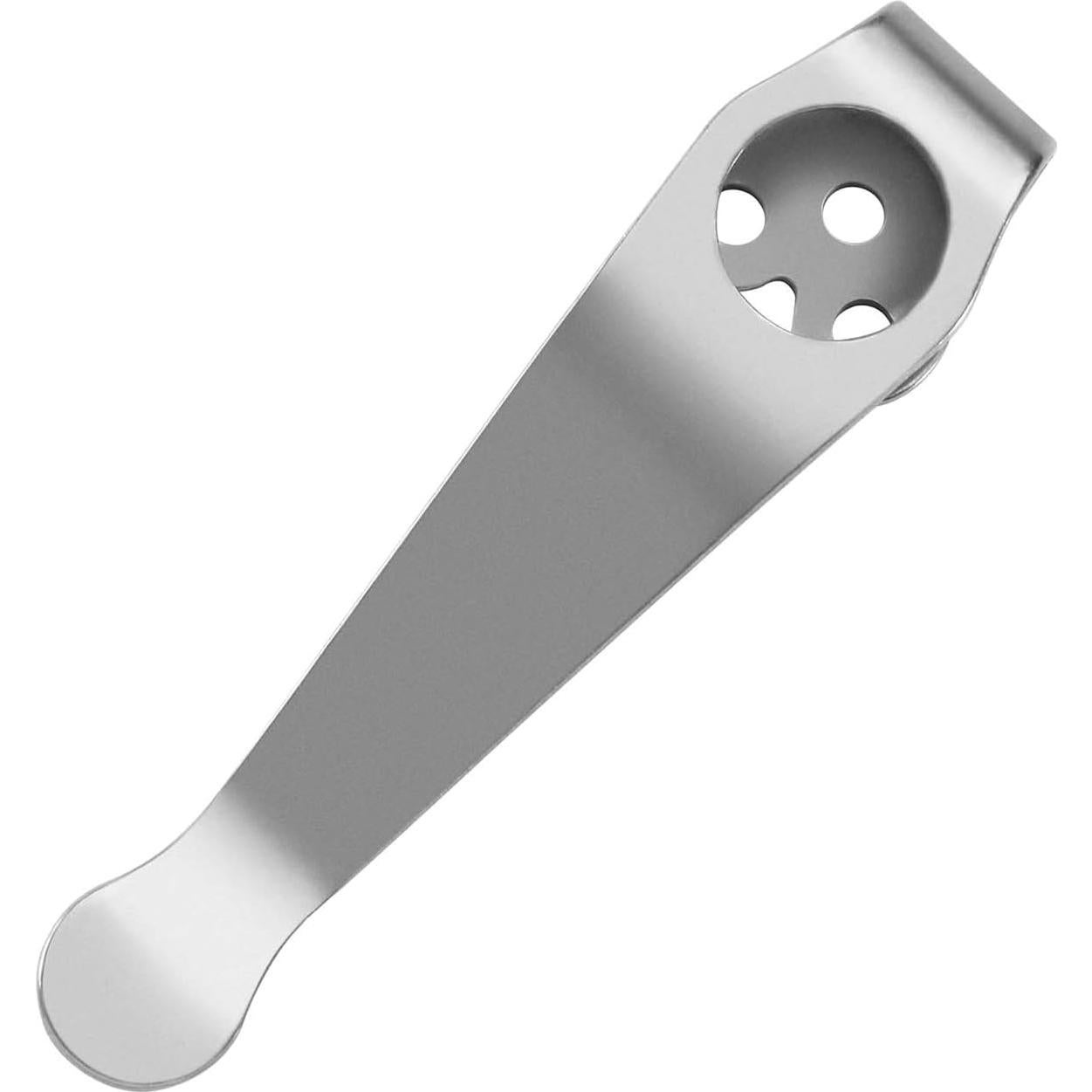 Clip de bolsillo de titanio hiSpkNix para cuchillos Spyderco