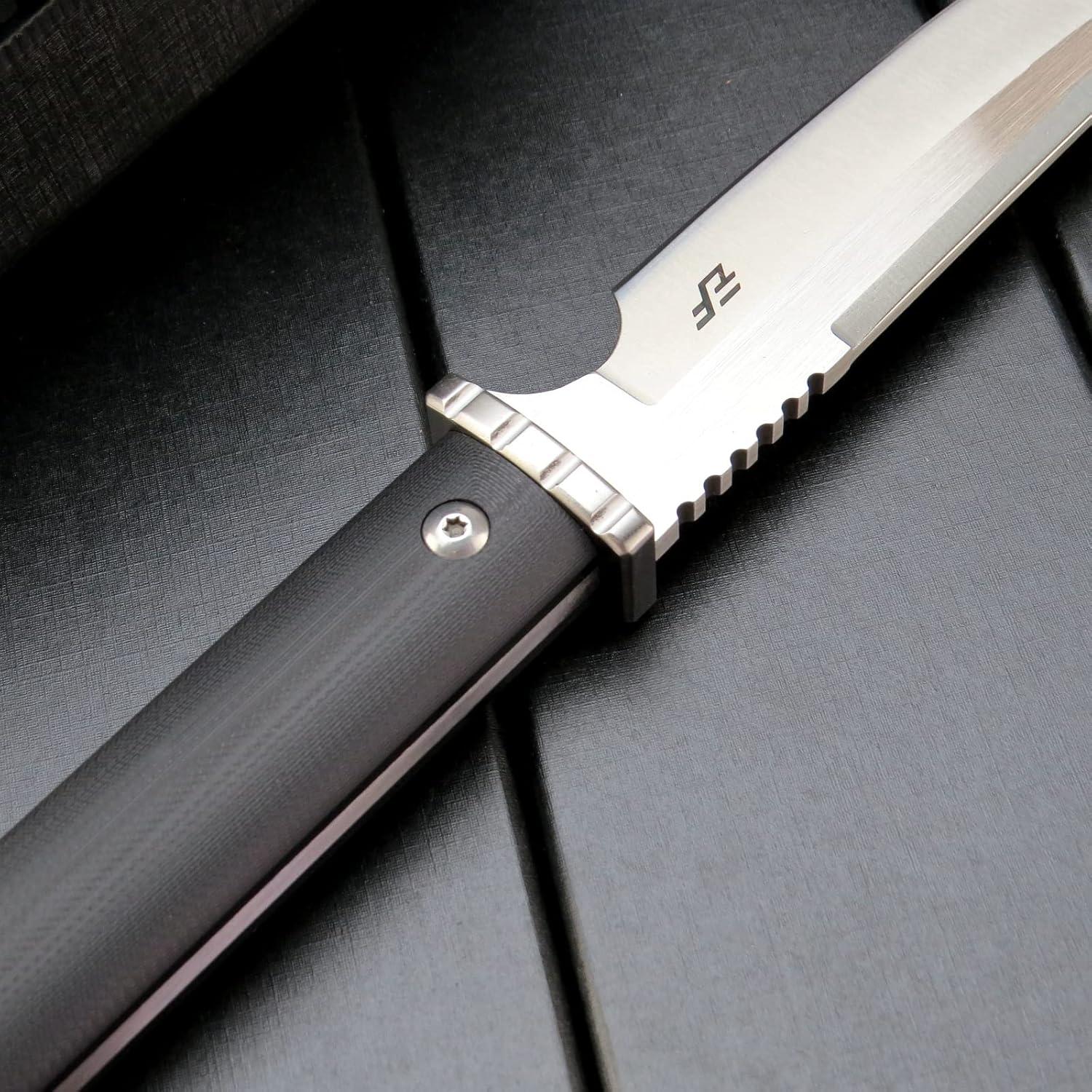 Cuchillo Fijo Eafengrow EF123 Acero 14c28n Mango G10 26.7 cm