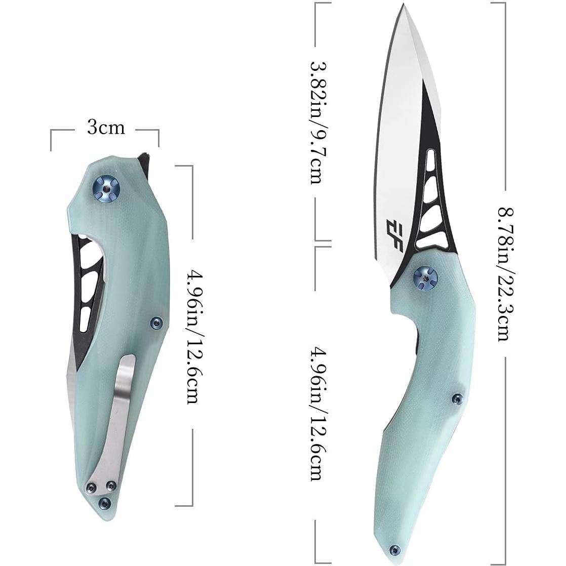 Cuchillo Plegable Eafengrow EF226 Hoja D2 Mango G10 22cm
