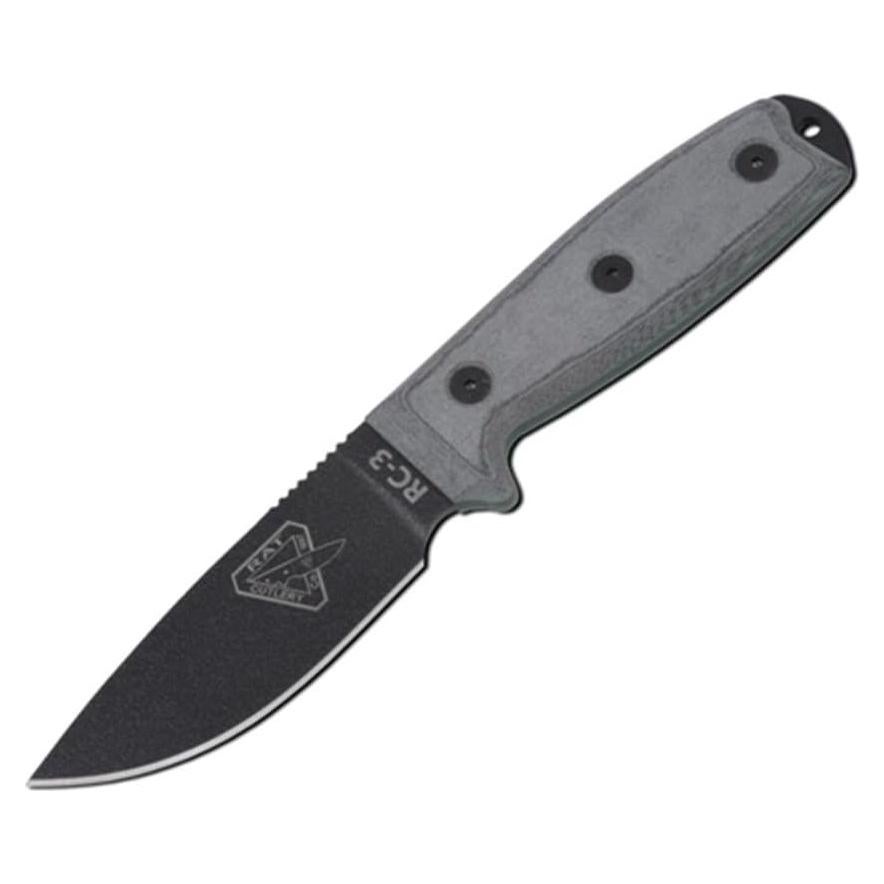 Cuchillo ESEE Modelo 3 con Funda Marrón y Negro 20.8 cm