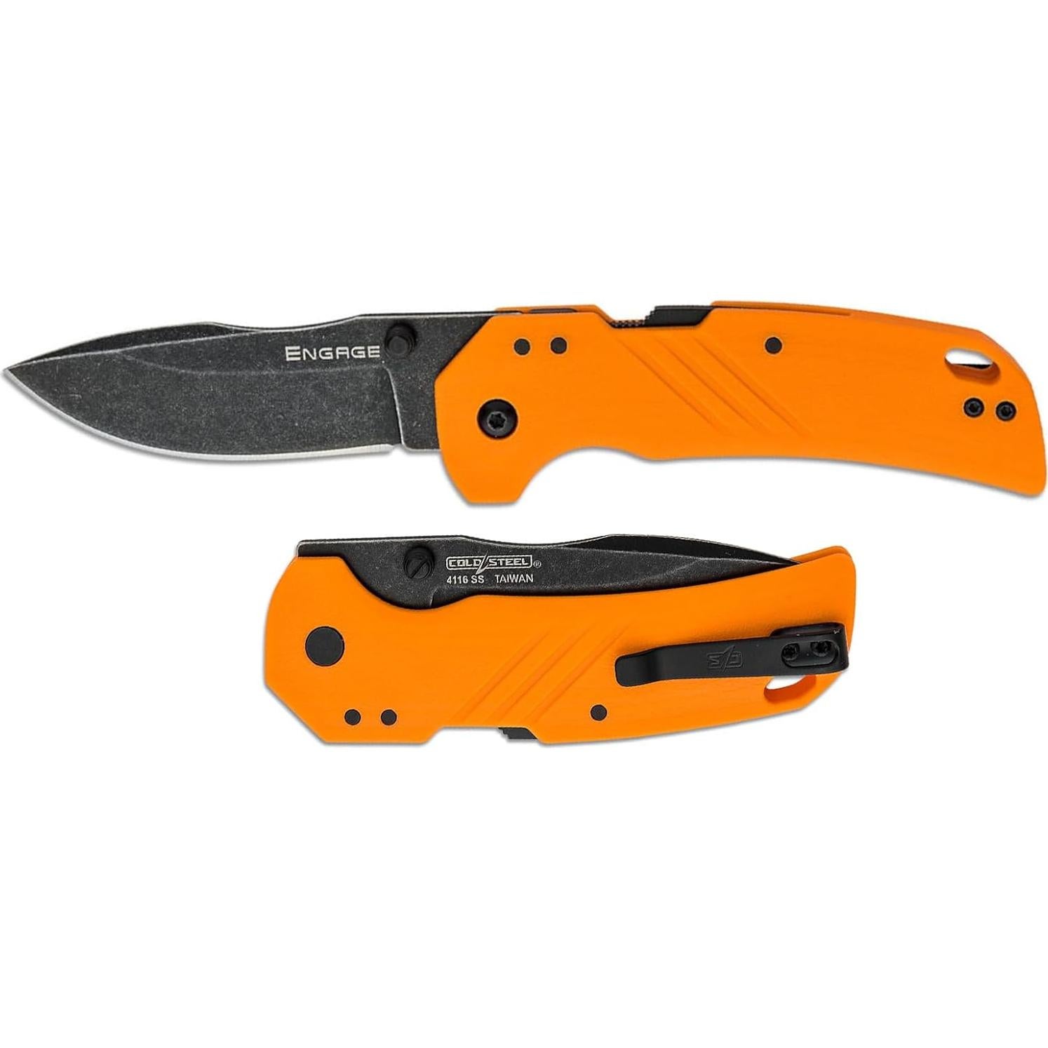 Cuchillo Plegable Cold Steel Engage 3" Acero 4116SS Mango GFN