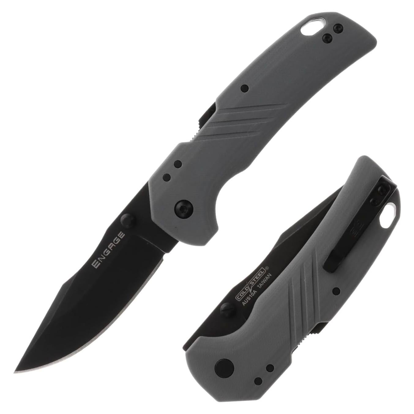 Cuchillo Plegable Cold Steel Engage AUS10A 3" Mango G10