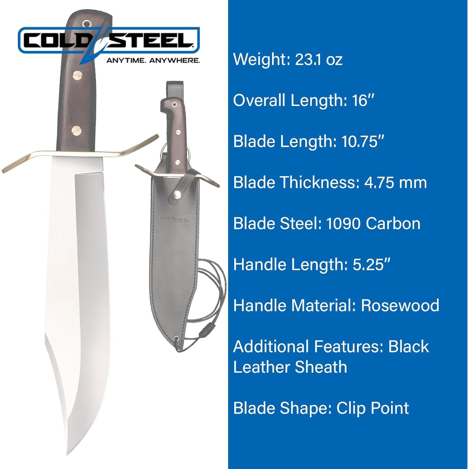 Cuchillo Fijo Ameristep Wild West Bowie 27.3 cm Acero 1090