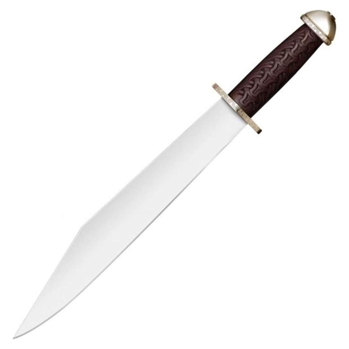 Cuchillo Sax Cold Steel del Jefe con funda de cuero 33.97 cm