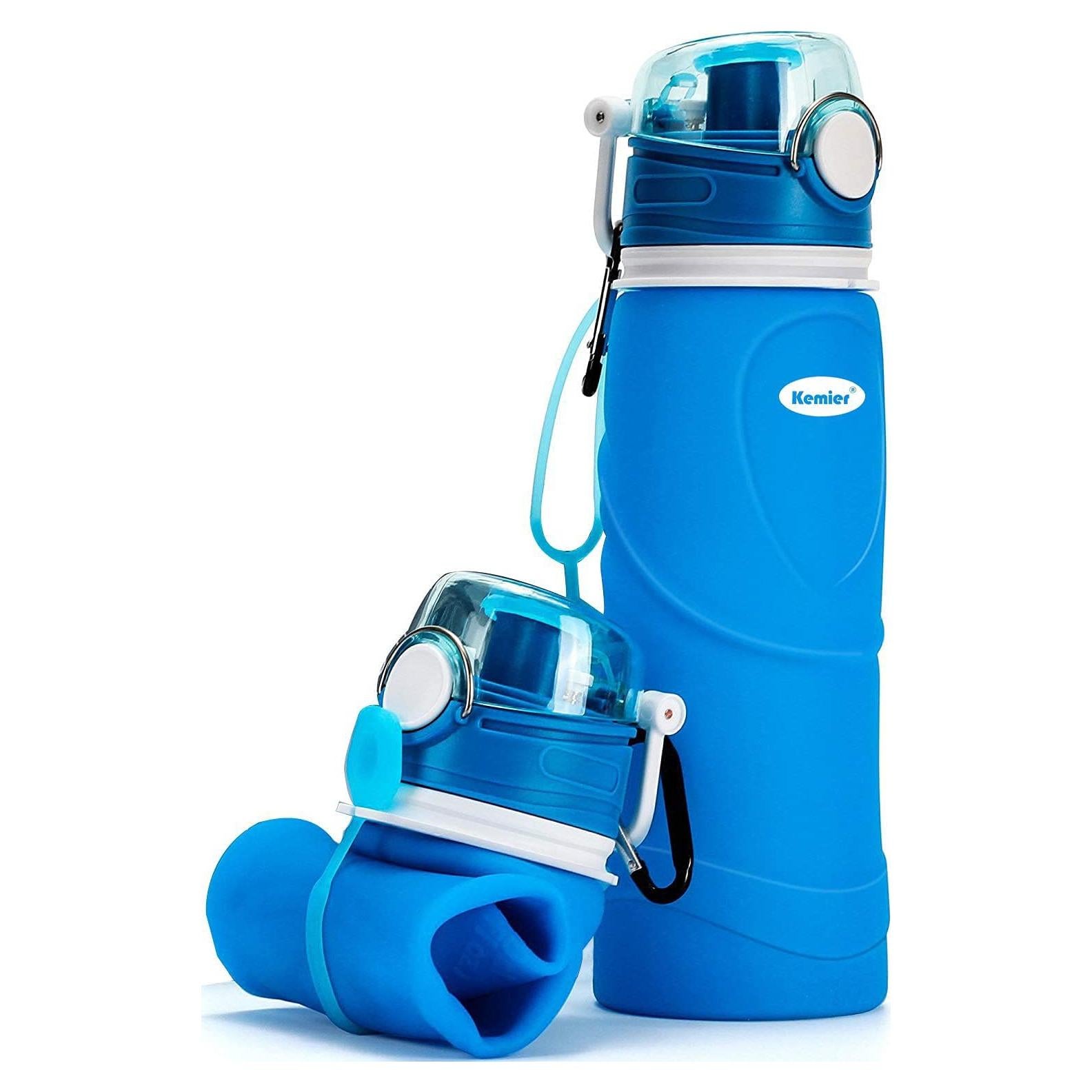 Botella de Agua Plegable Kemier S5 750ml Silicona BPA Libre