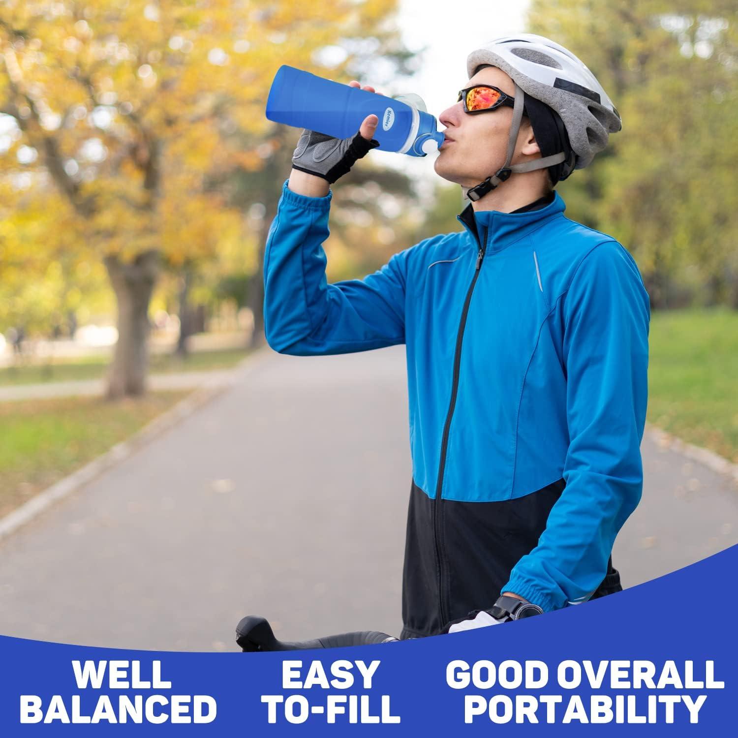 Botella de Agua Plegable Kemier S5 750ml Silicona BPA Libre