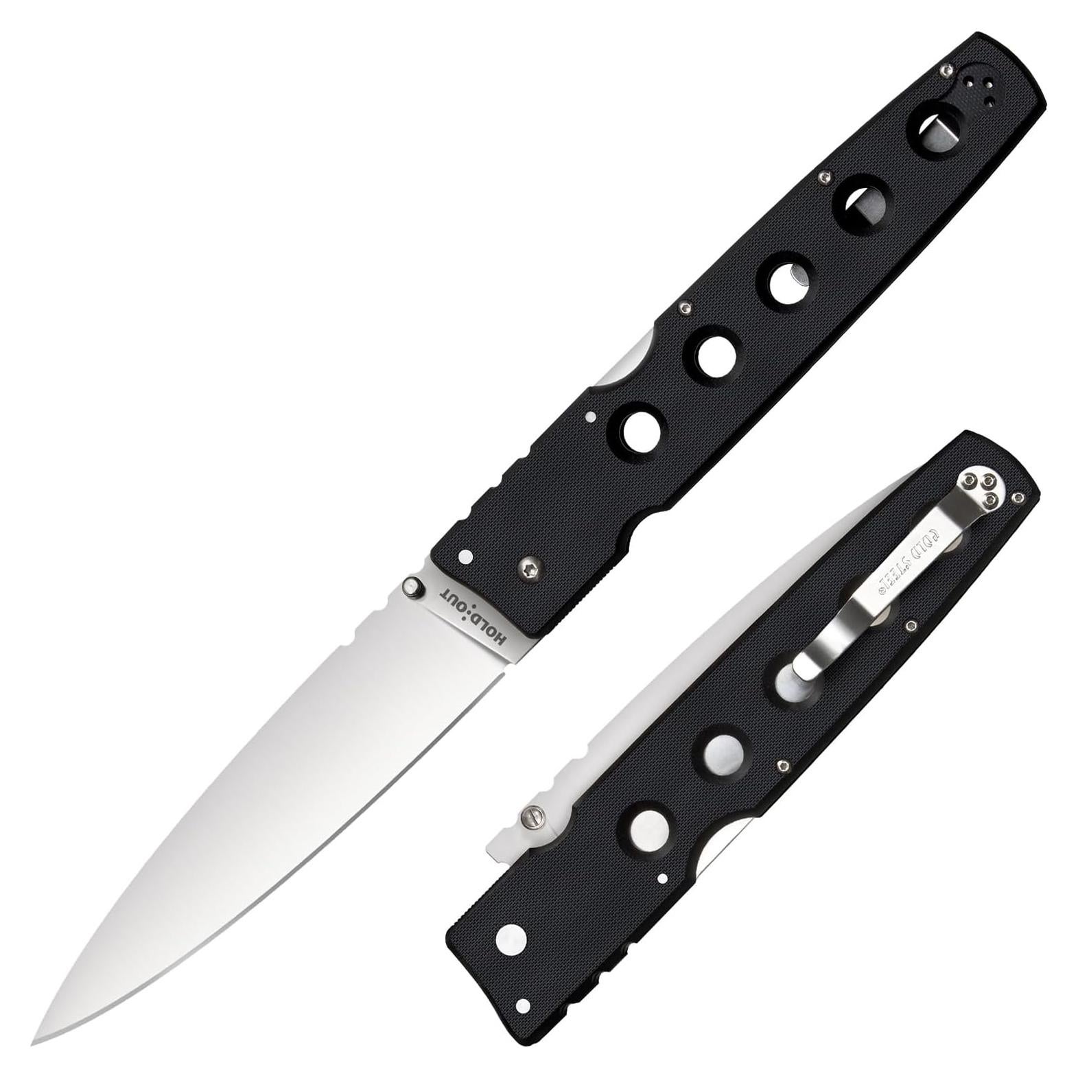 Cuchillo Plegable Cold Steel Hold Out 6" S35VN Mango G-10