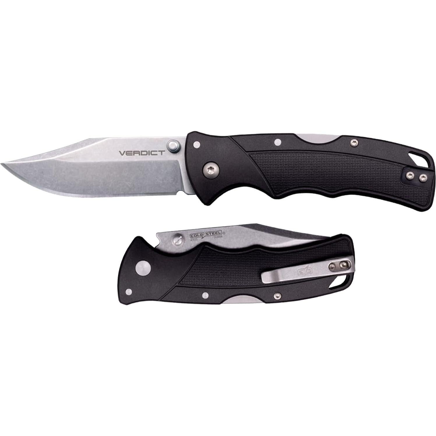 Cuchillo Plegable Cold Steel Veredicto 3" Acero 4116 GFN Negro