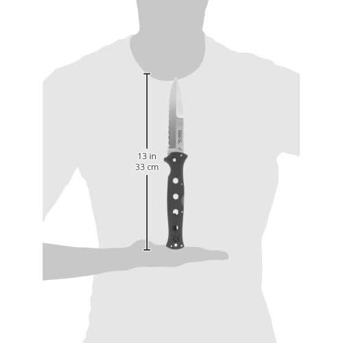 Cuchillo Plegable Cold Steel Punto Frío XL AUS10A 6" Serrado