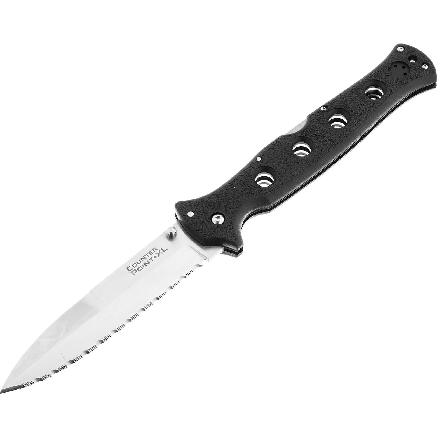 Cuchillo Plegable Cold Steel Punto Frío XL AUS10A 6" Serrado