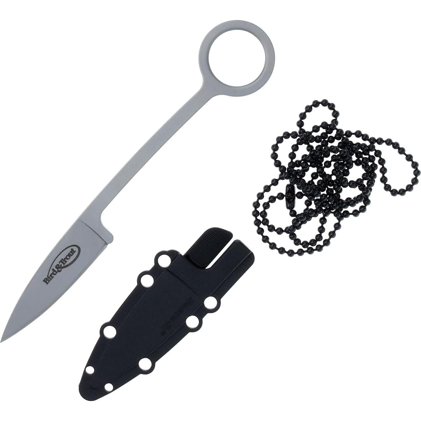 Cuchillo de Aves y Truchas Cold Steel AUS8A 5.08cm Fijo con Funda